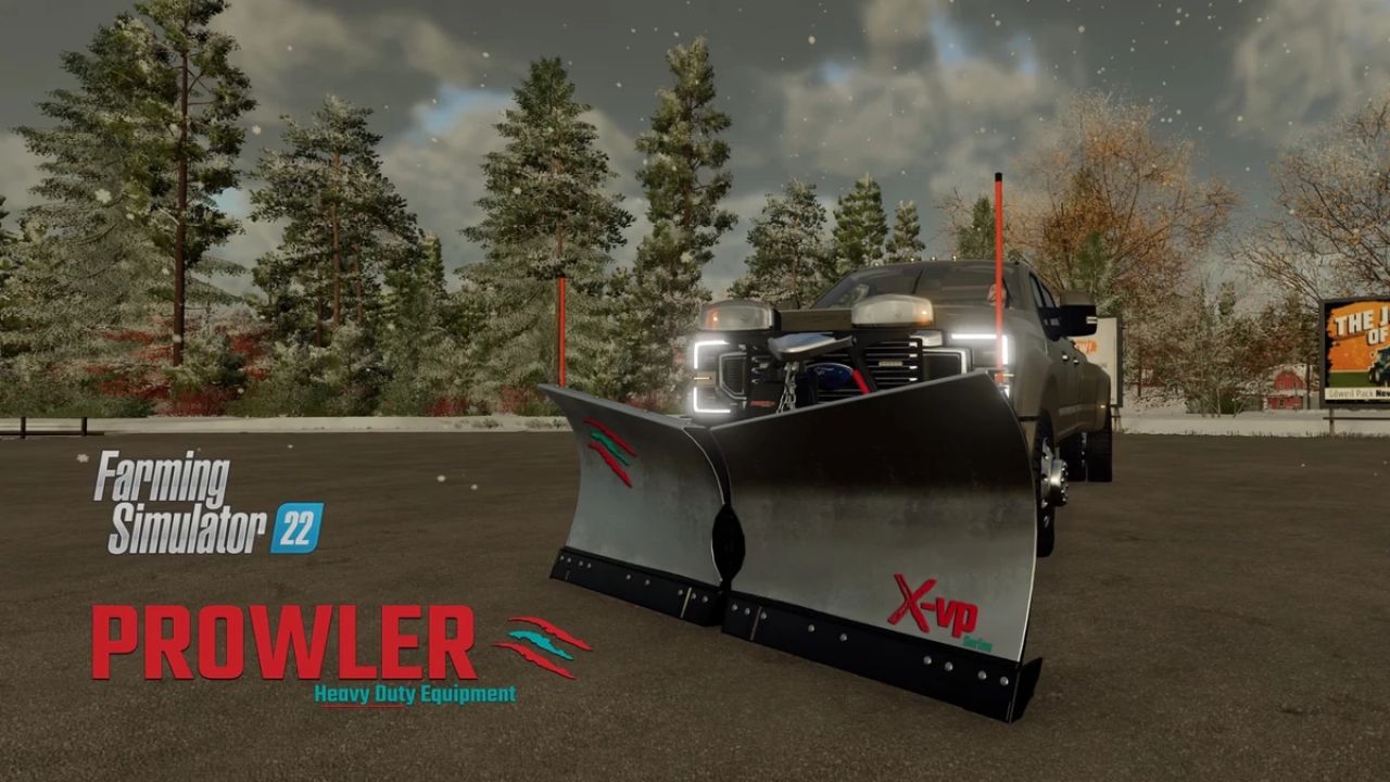 Prowler V-plow FS22 - KingMods