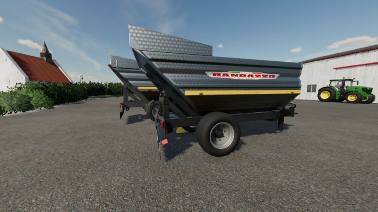 Randazzo single axle tipper for grapes