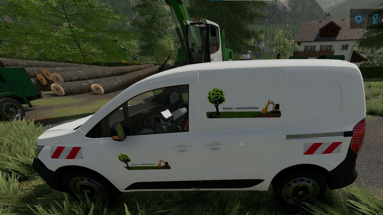 Renault garden landscaping car