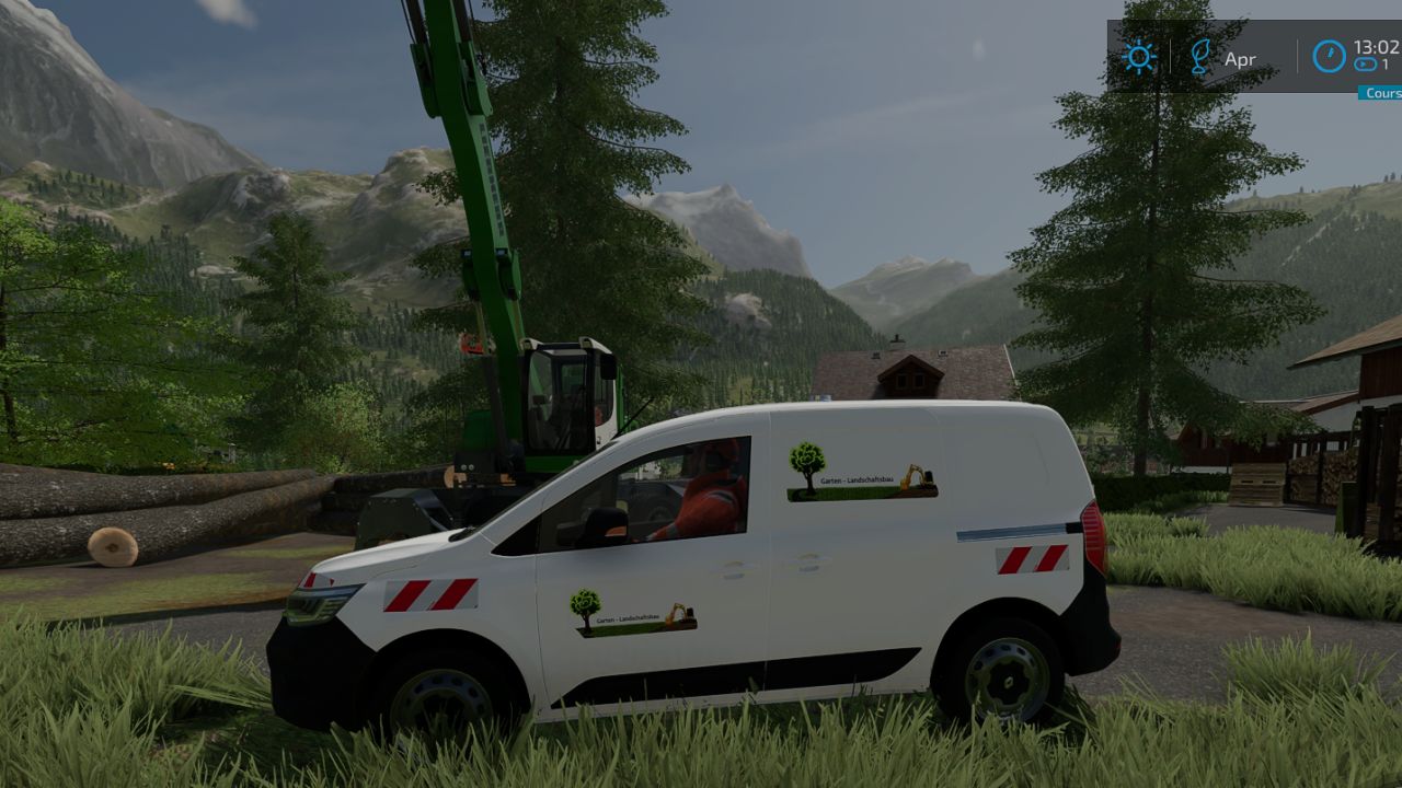 Renault garden landscaping car