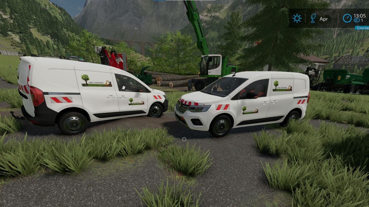 Renault garden landscaping car