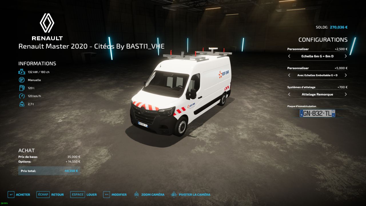 Renault Master IV "EDF-ENR"