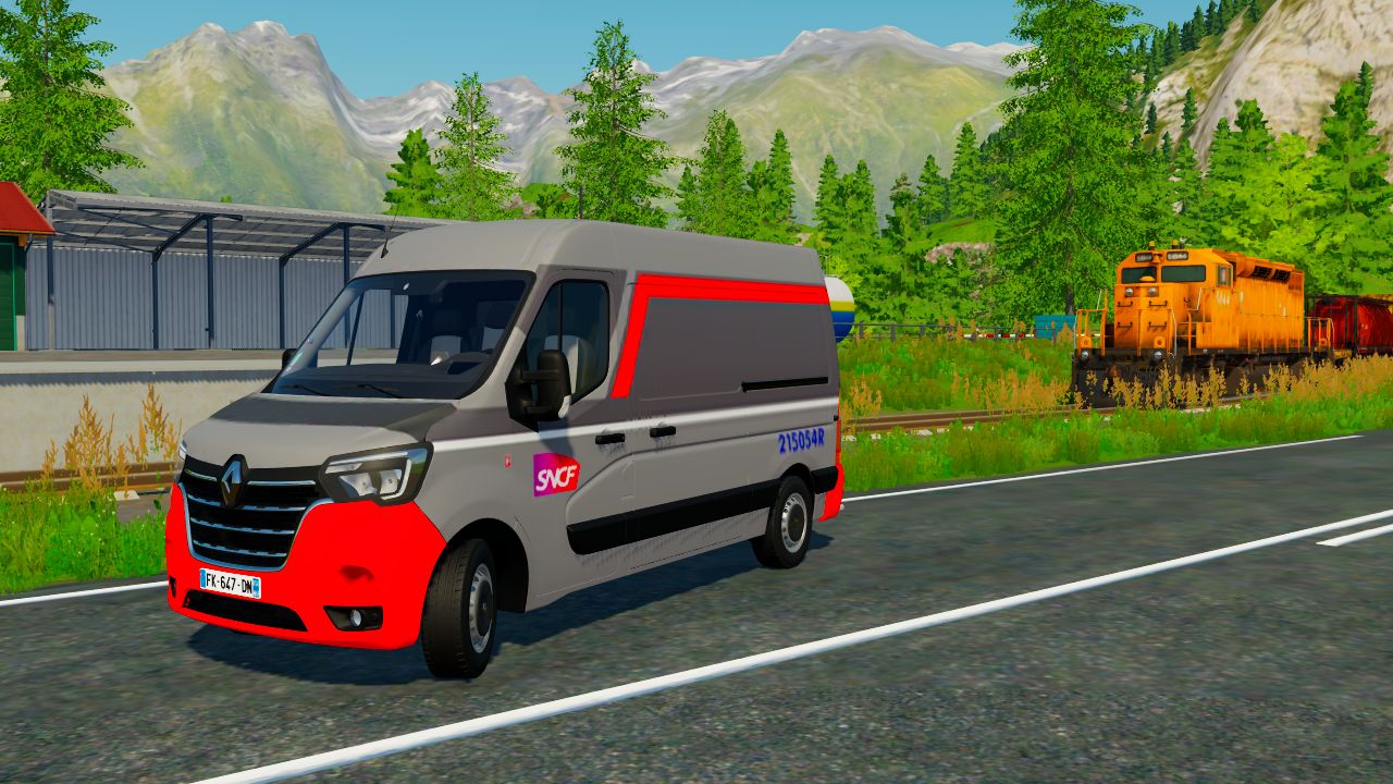 Pintura Renault Master SNCF “Multiserviço”