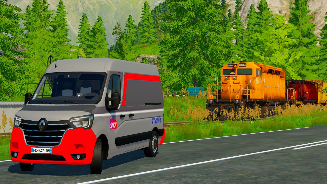 Pintura Renault Master SNCF “Multiserviço”