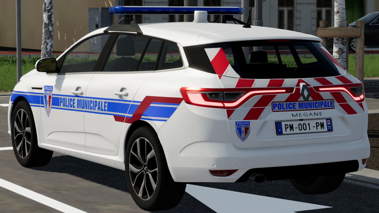 Renault Megane IV Faza 1 (Policja Miejska BALI)