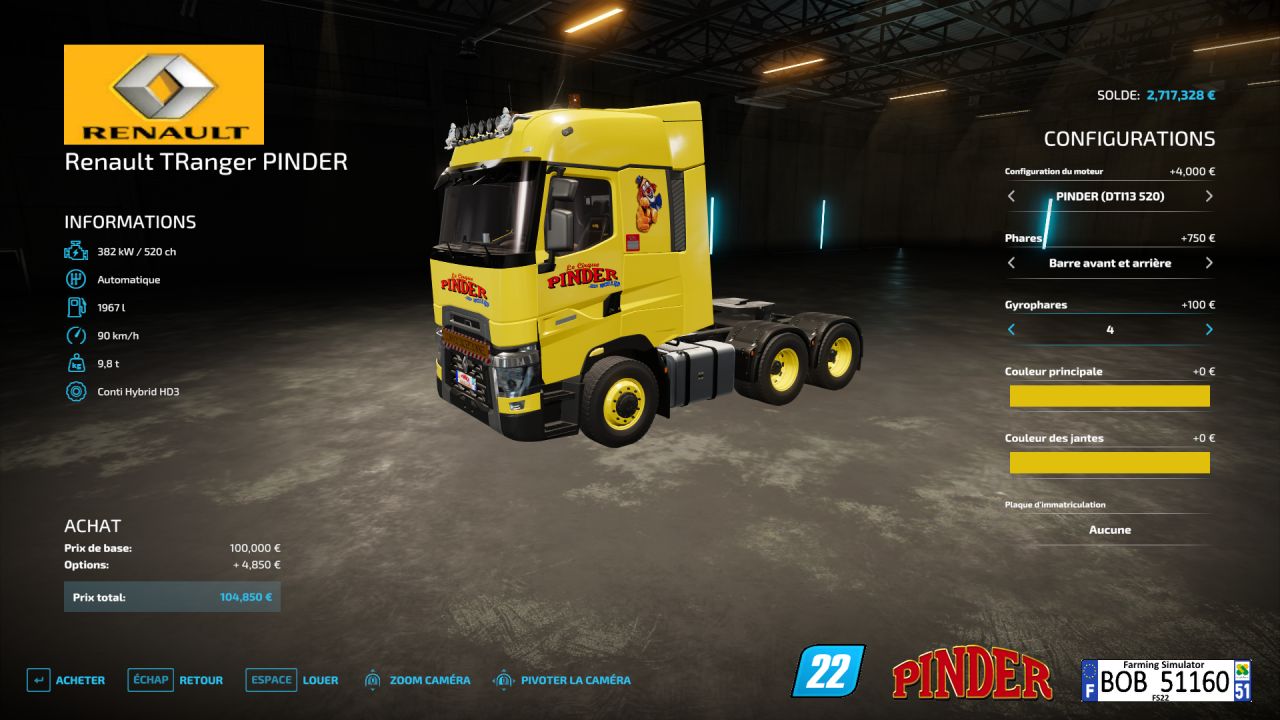 Renault TRanger PINDER