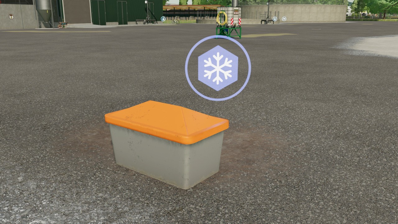 Road salt box