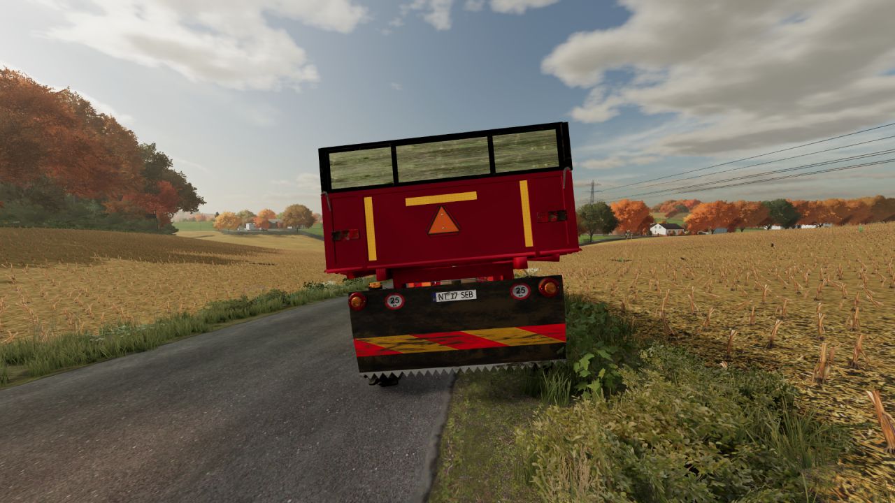 Romanian agricultural trailer