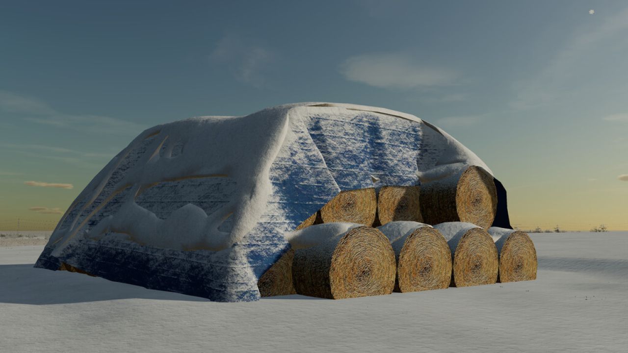 Round Bale Stack (Prefab*)