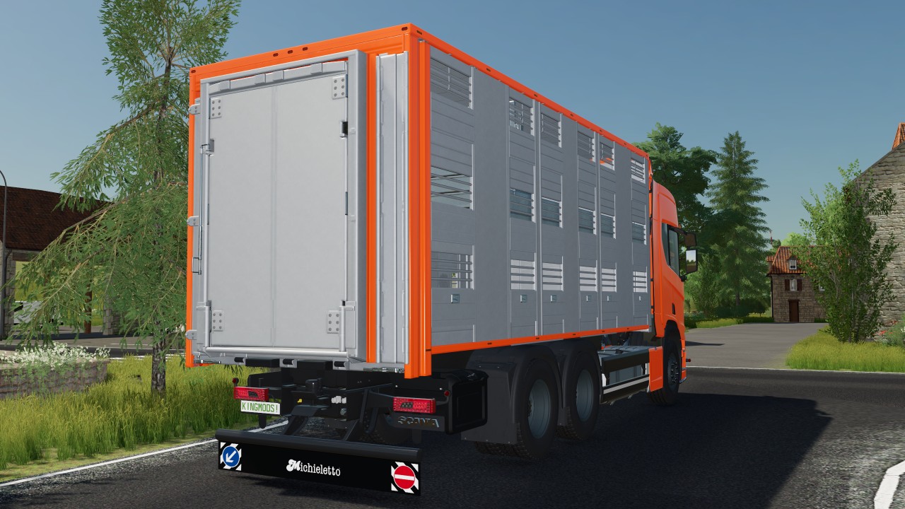 Транспорт для перевозки животных Scania R FS22 - KingMods