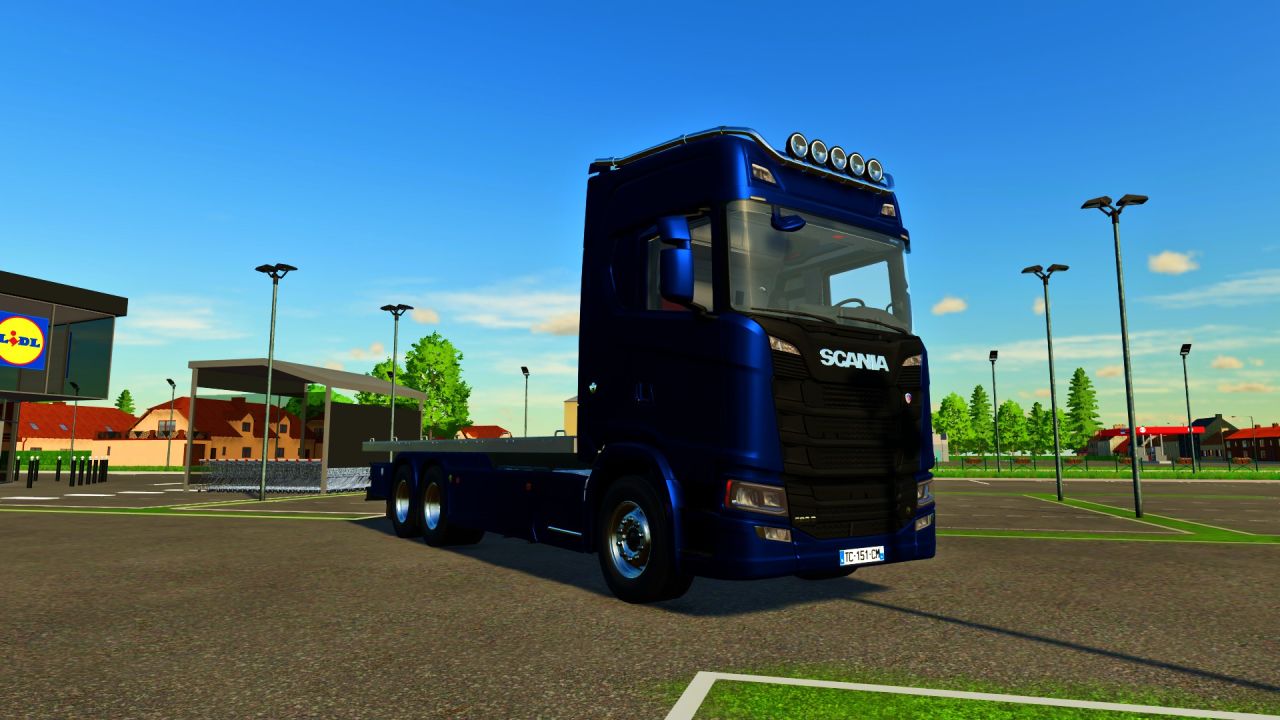 Scania S (бортовой прицеп)