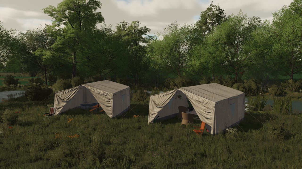 Seasonal Tents FS22 - KingMods