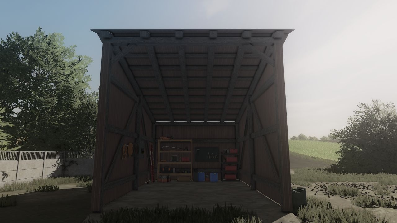 Shelter for combine