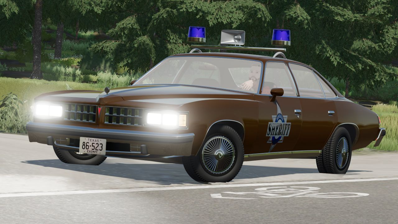 Sheriff's car "Smokey And The Bandit"