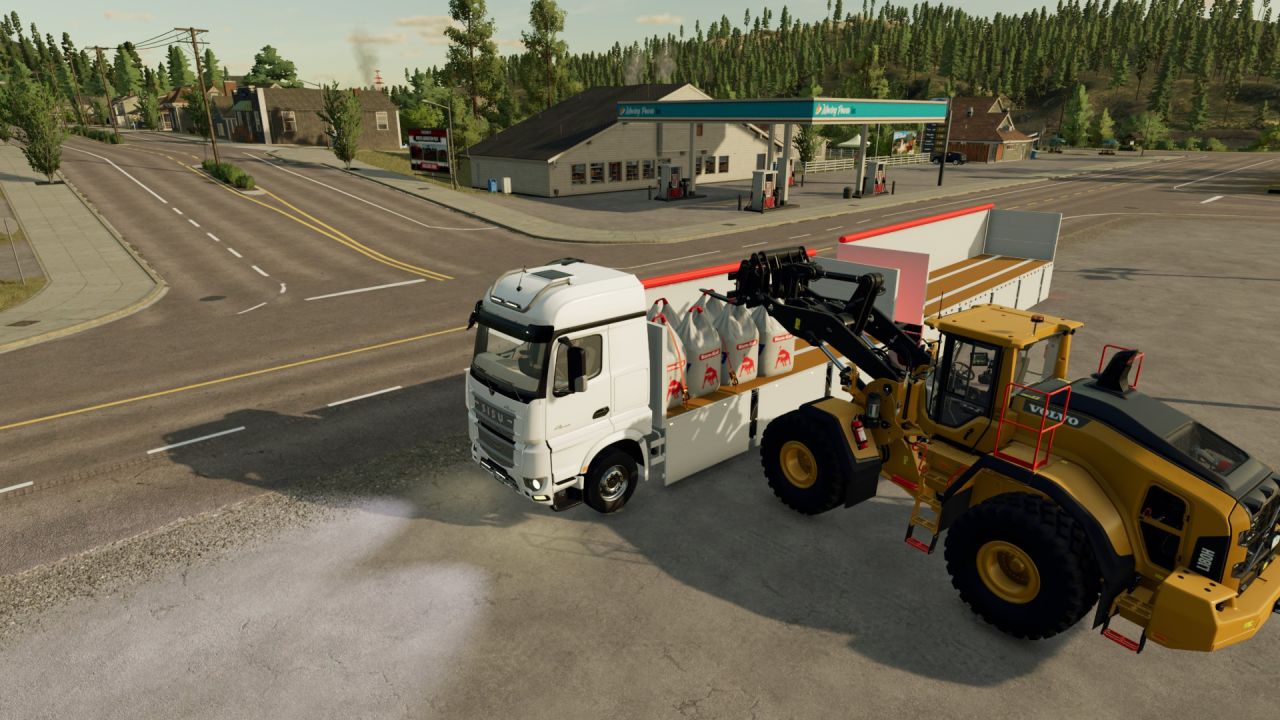 Sisu Grain Truck + trailer