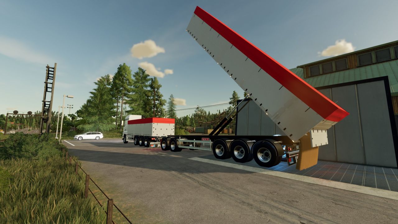 Sisu Grain Truck + trailer