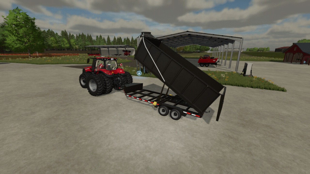 Small Flatbed Trailer Autoload Pack Fs22 Kingmods 9177