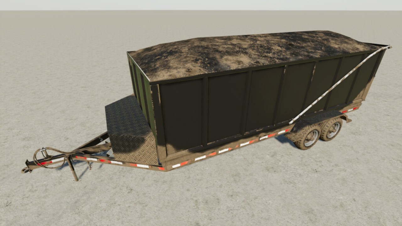 Small Flatbed Trailer Fs22 Kingmods 7793