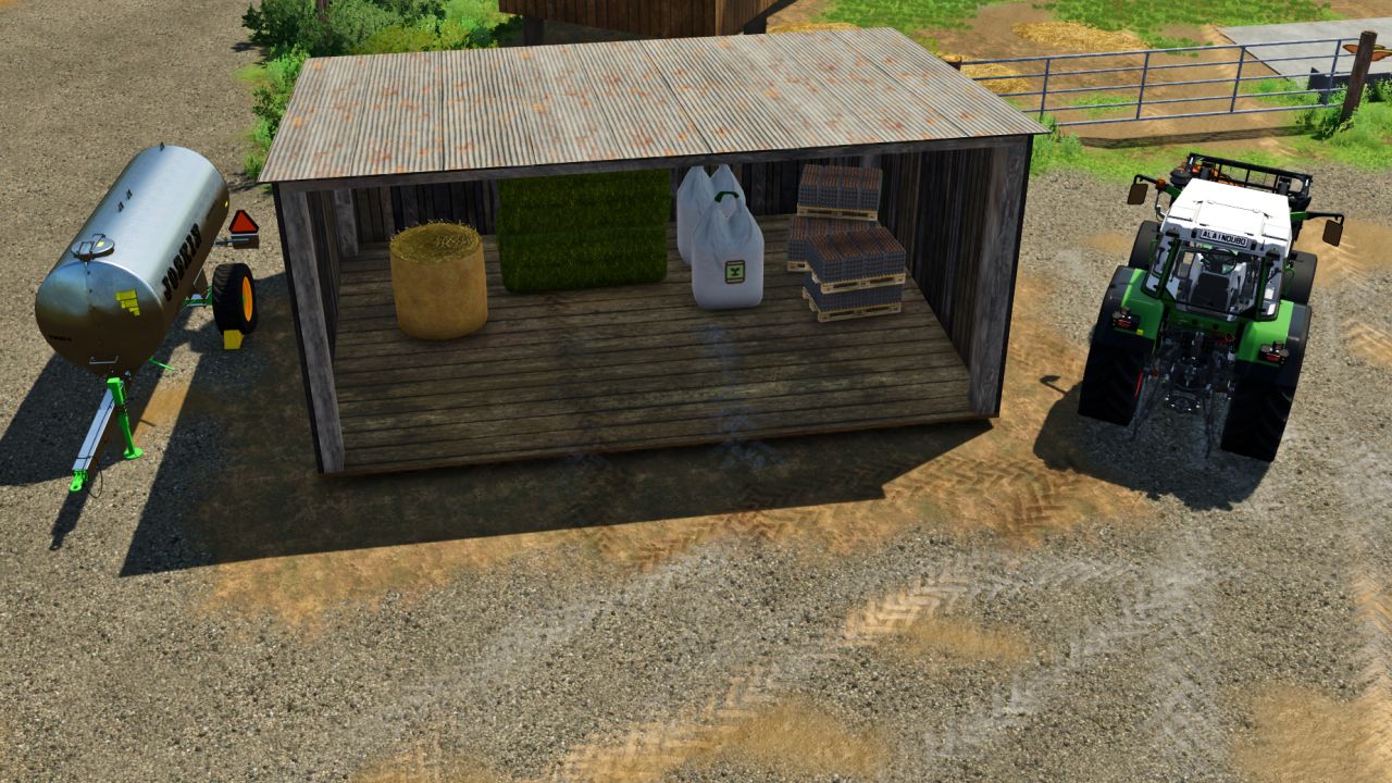 Small storage building