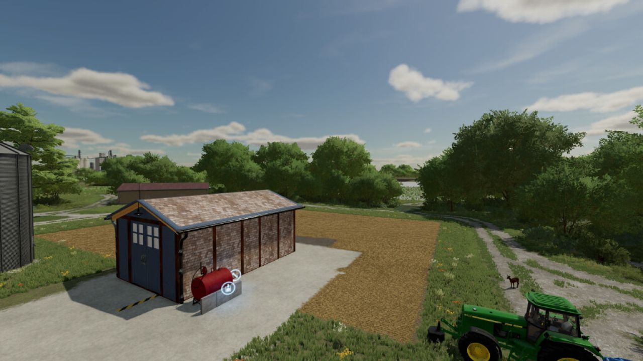 Petit atelier garage et station service pour votre ferme