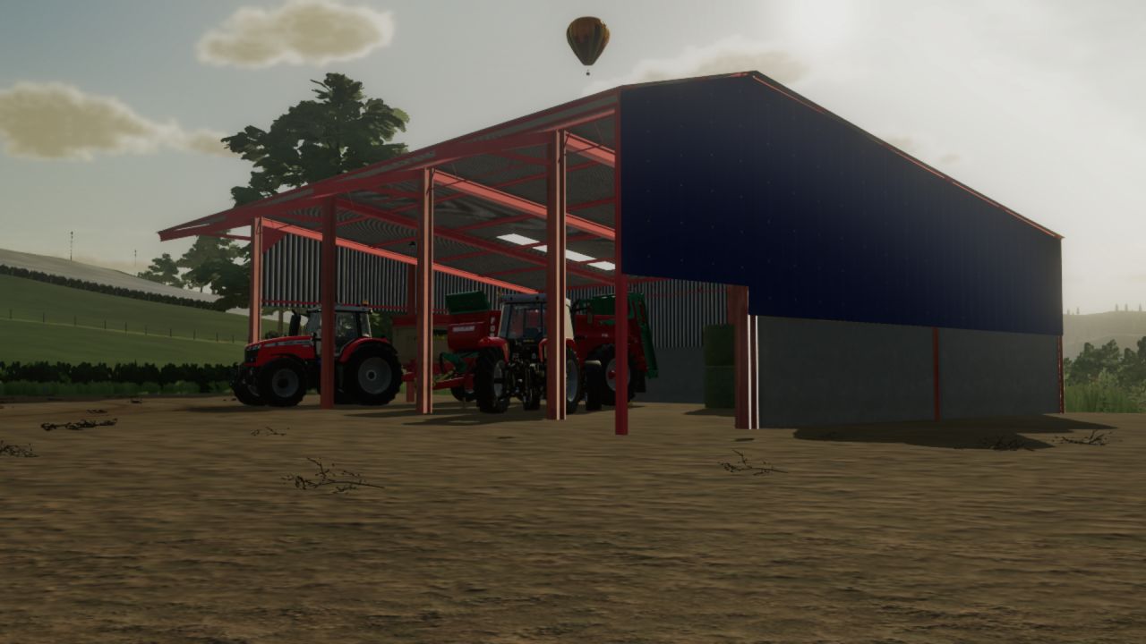 Bâtiment de stockage de fourrage Stopaille FS22 - KingMods