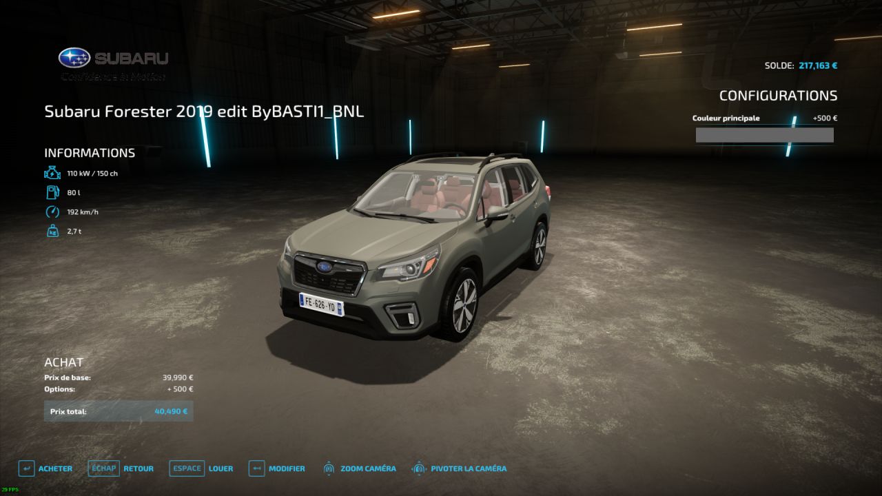 Subaru Forester 2019 Edit