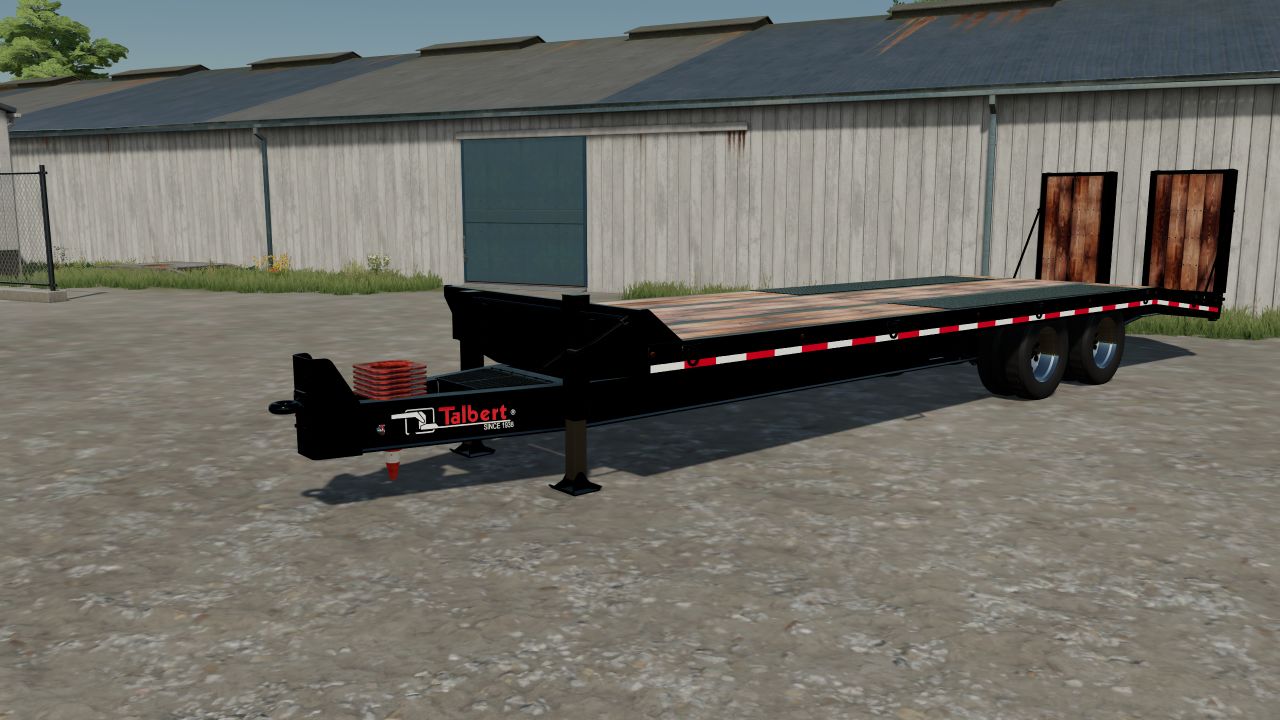 Talbert 20 foot paving trailer