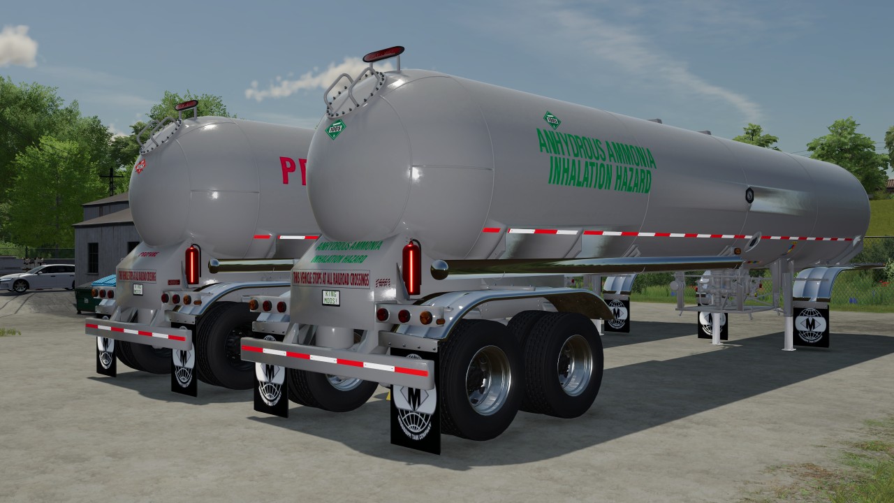 Tanks for propane and anhydrous