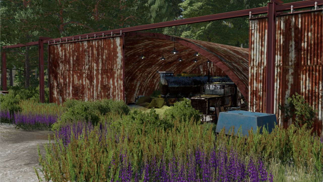 La vieille cabane Quonset