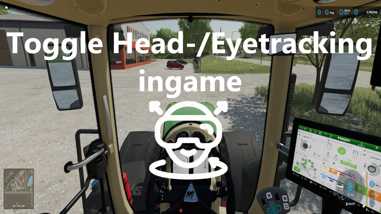 Head-/Eyetracking im Spiel umschalten