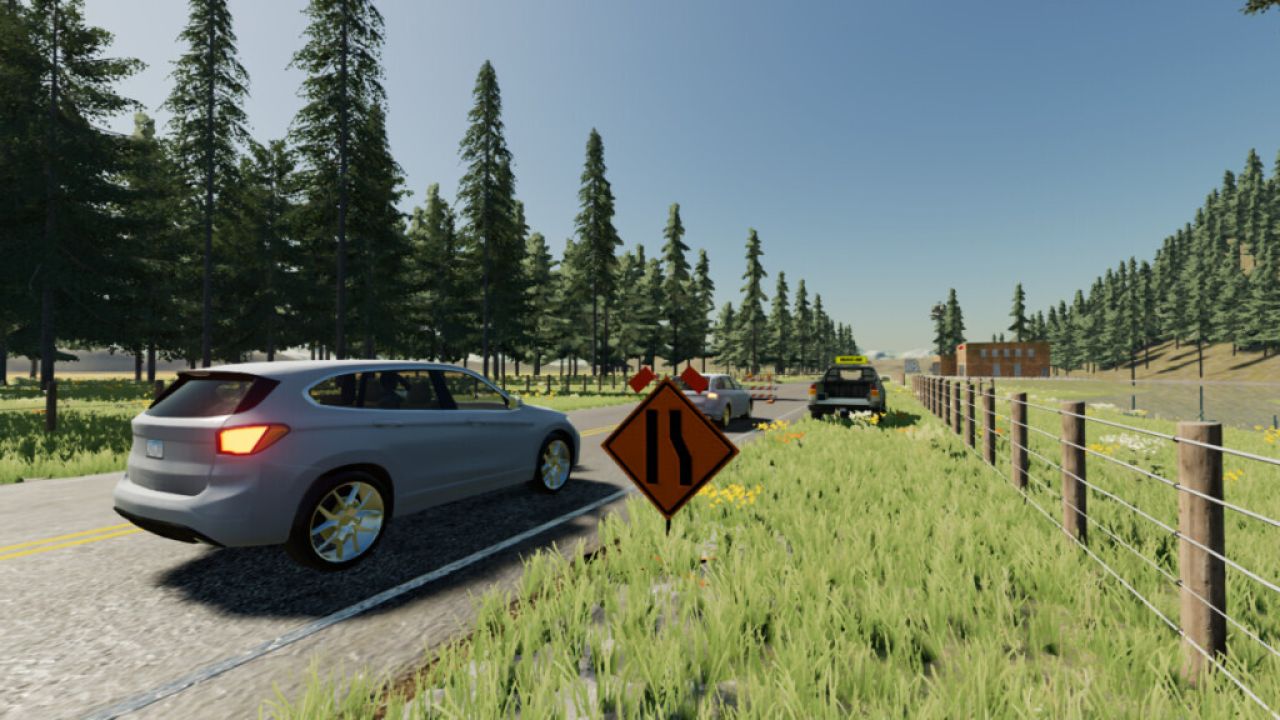 Traffic Cones And Barricades FS22 - KingMods