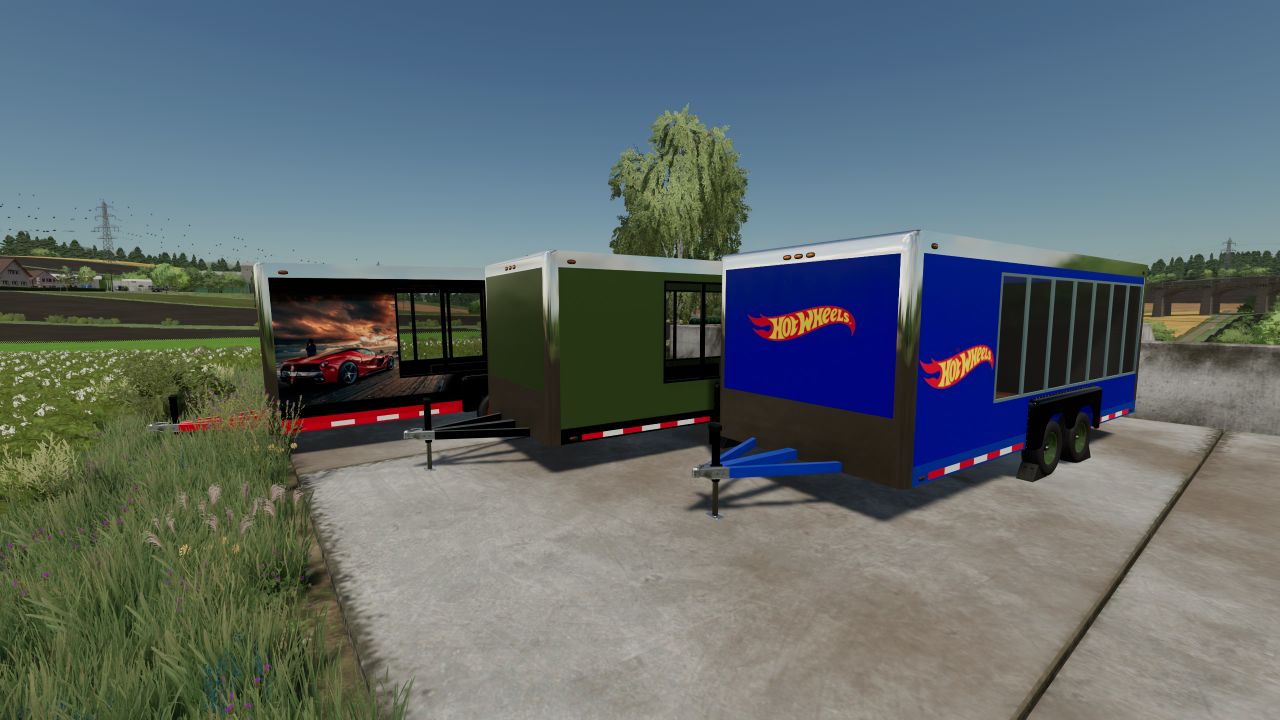 Trailer with windows