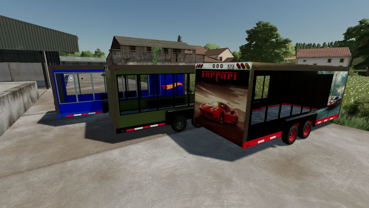 Trailer with windows