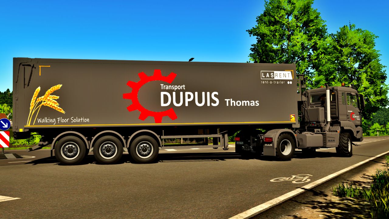 Transporte caminhão + caçamba DUPUIS Thomas IRL