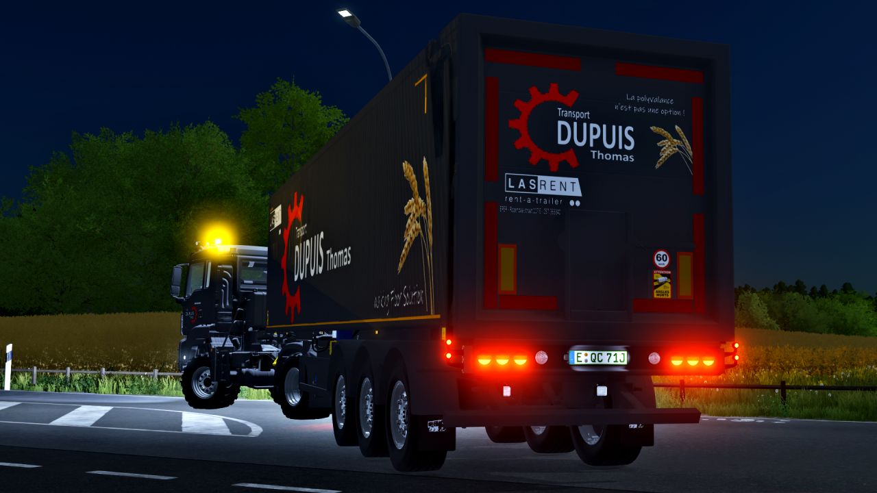 Transport ciężarówek + śmieciarek DUPUIS Thomas IRL