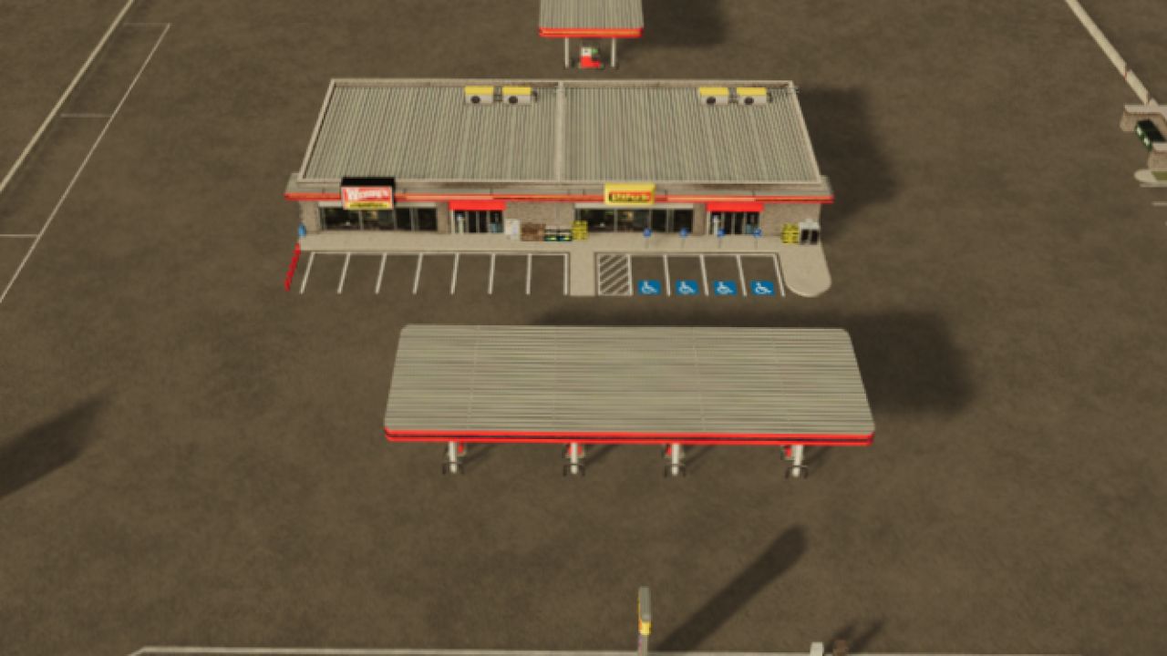 Truck rest area