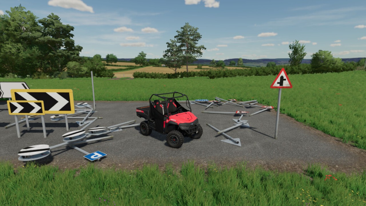 UK Road Sign Pack (Prefab)