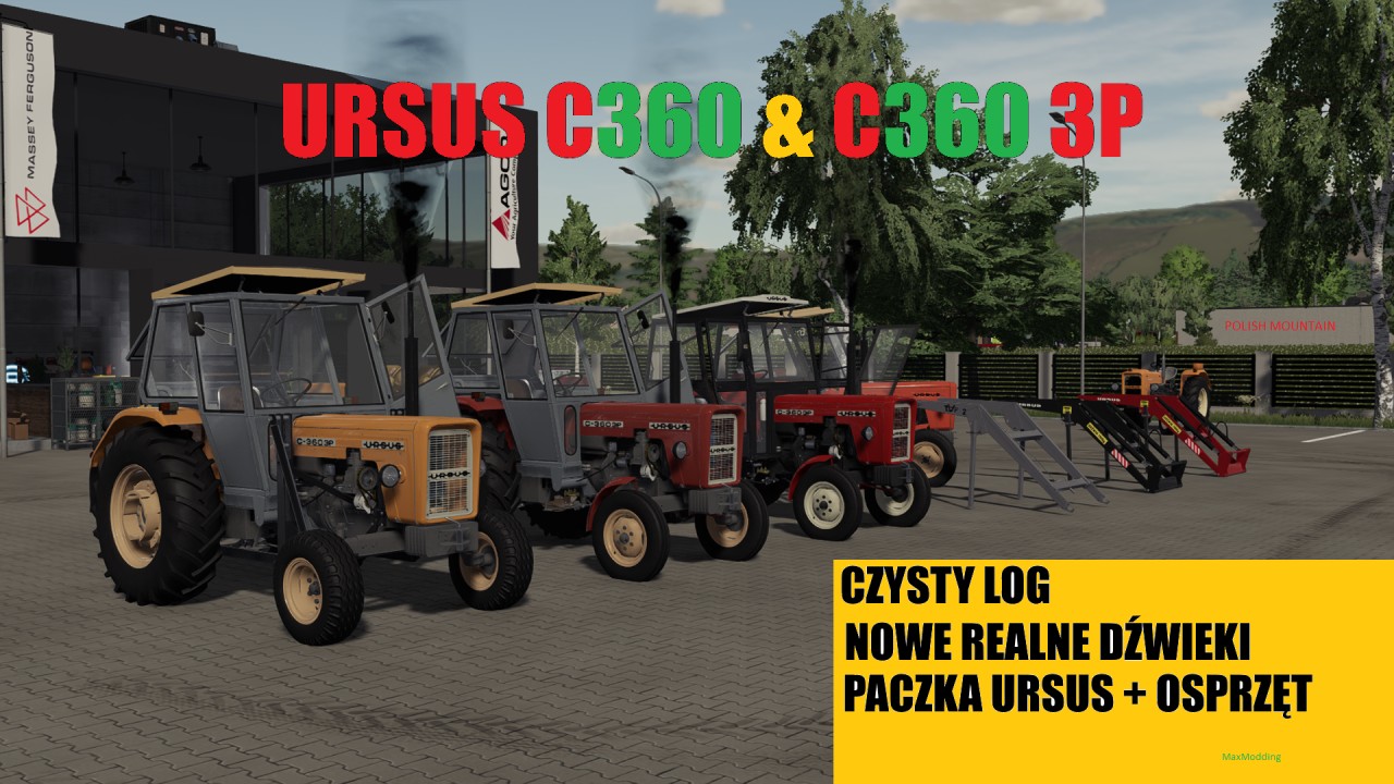 Ursus C360 355 3p Pack Fs22 Kingmods