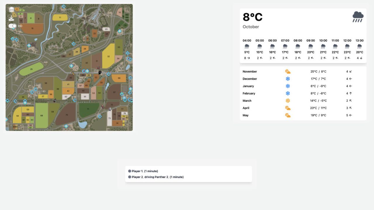 Mapa ao vivo VG