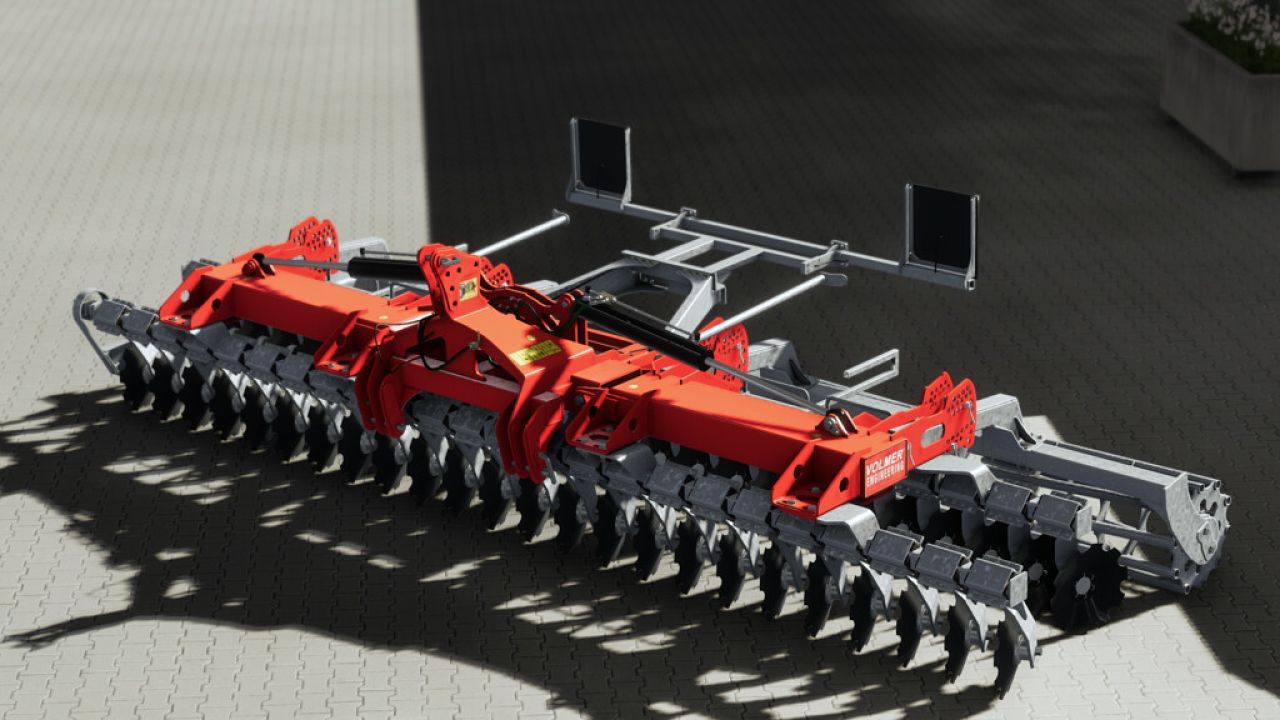 Volmer Short Disc Harrow Series 101 FS22 - KingMods