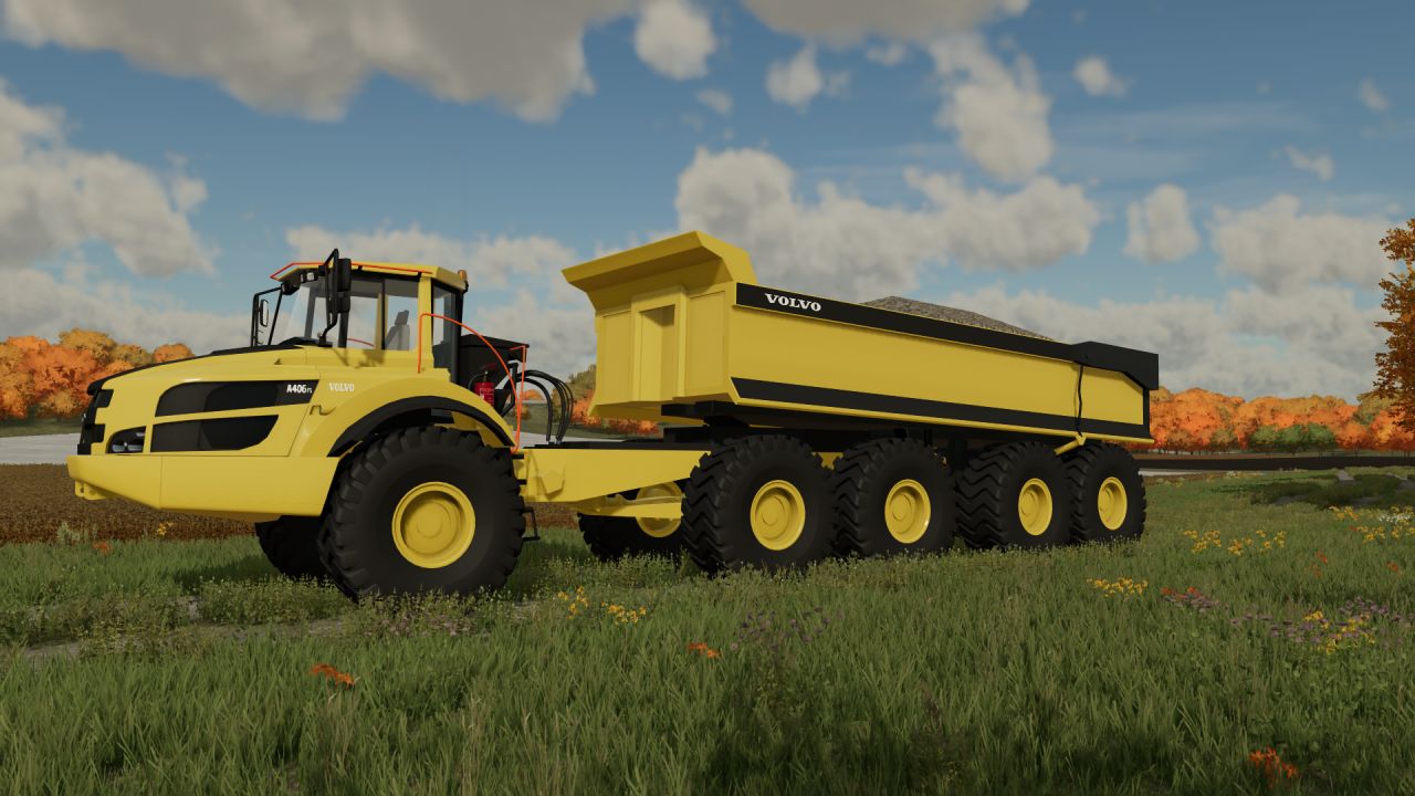 Volvo A40G Semi FS22 - KingMods