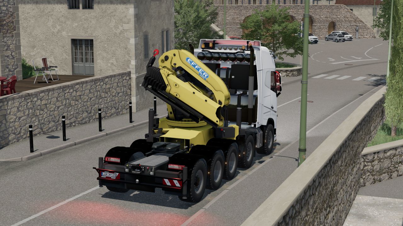 Volvo FH16 5 essieux avec grue Effer