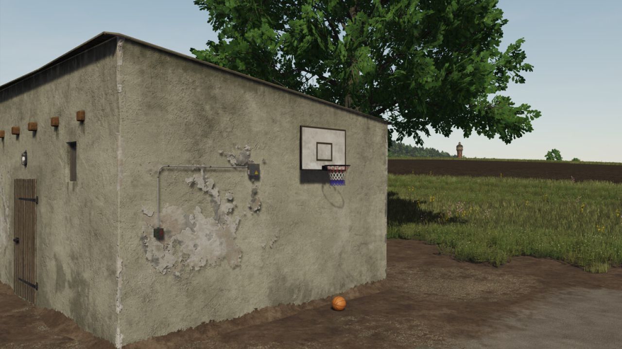 Wandmontierter Basketballkorb