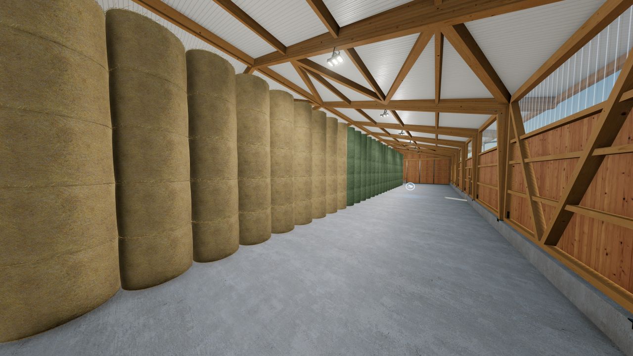 Sala in legno con deposito per palline (Farming Dud Edition)