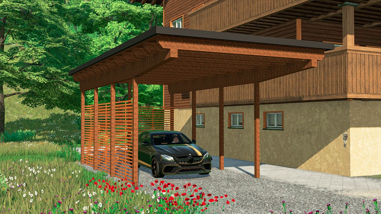 Carport aus Holz