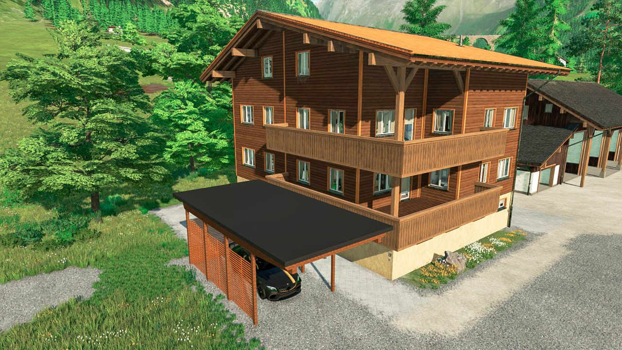 Carport aus Holz