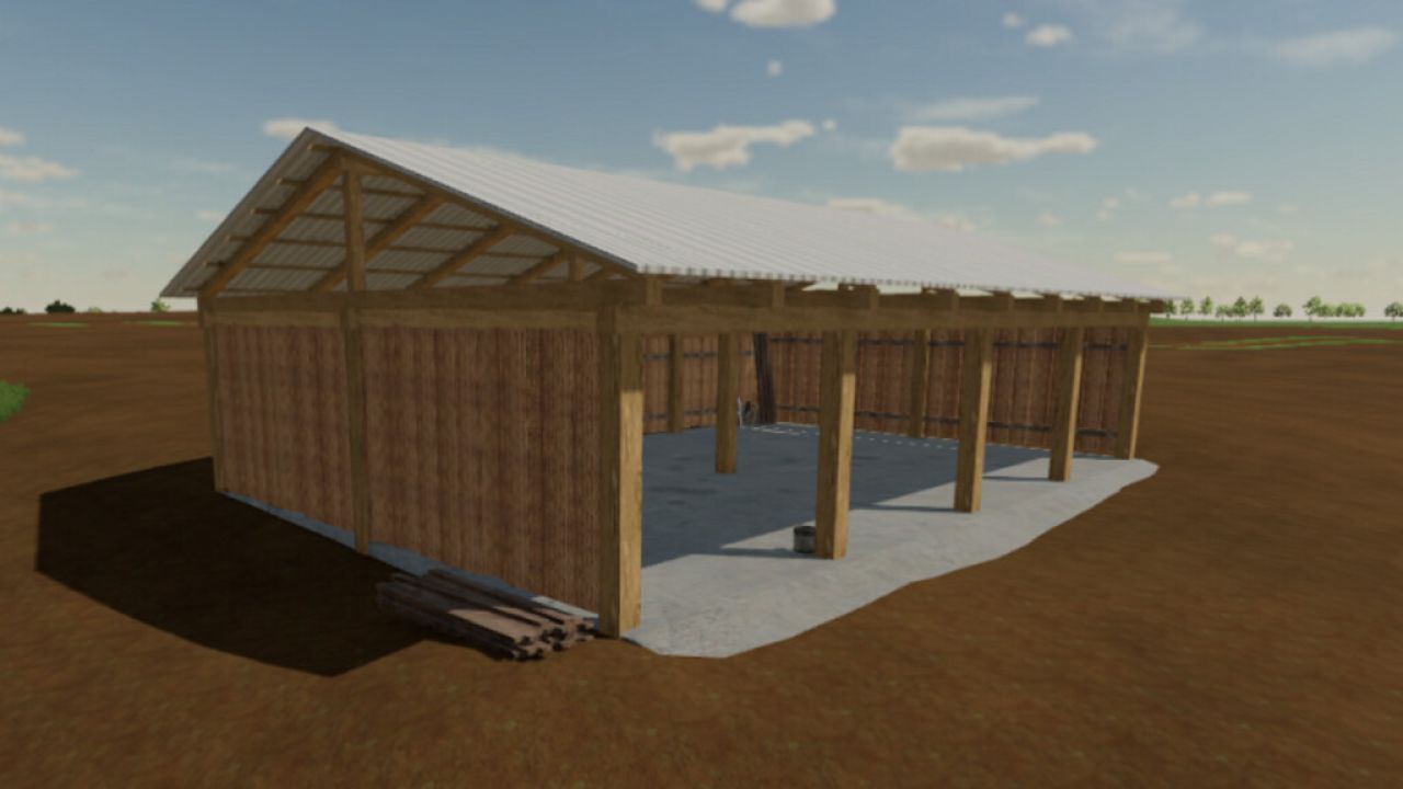 Hangar en bois