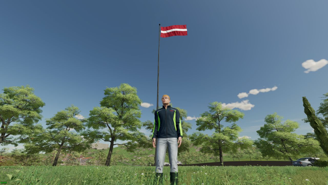 Flaga kraju świata