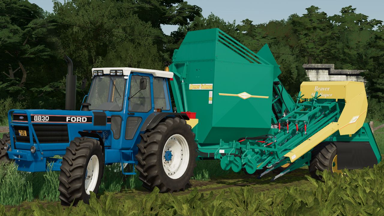 Armer Salmon 2 Row Beet Harvester