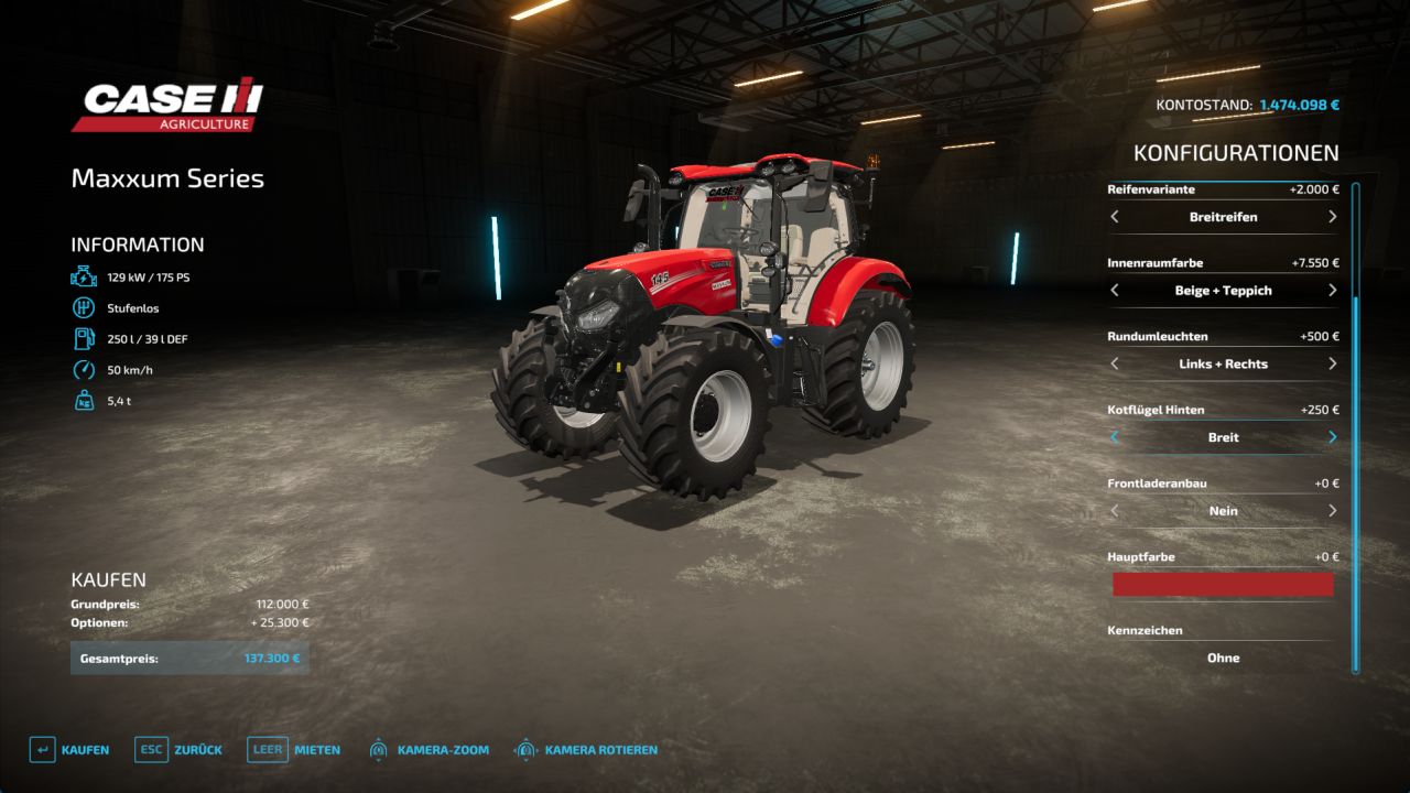 Case IH Maxxum 115-150